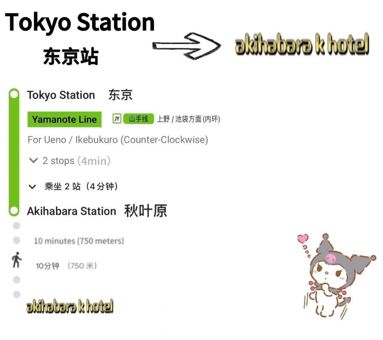 Akihabara K Apartment Tokyo Exterior photo